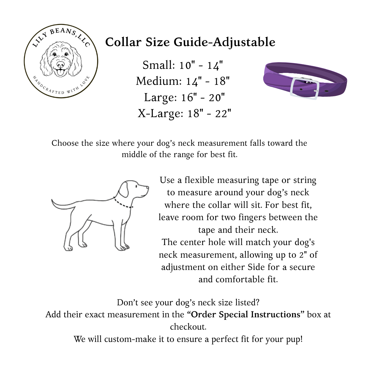 Create Your Own – Two-Tone Adjustable Dog Collar – BioThane®