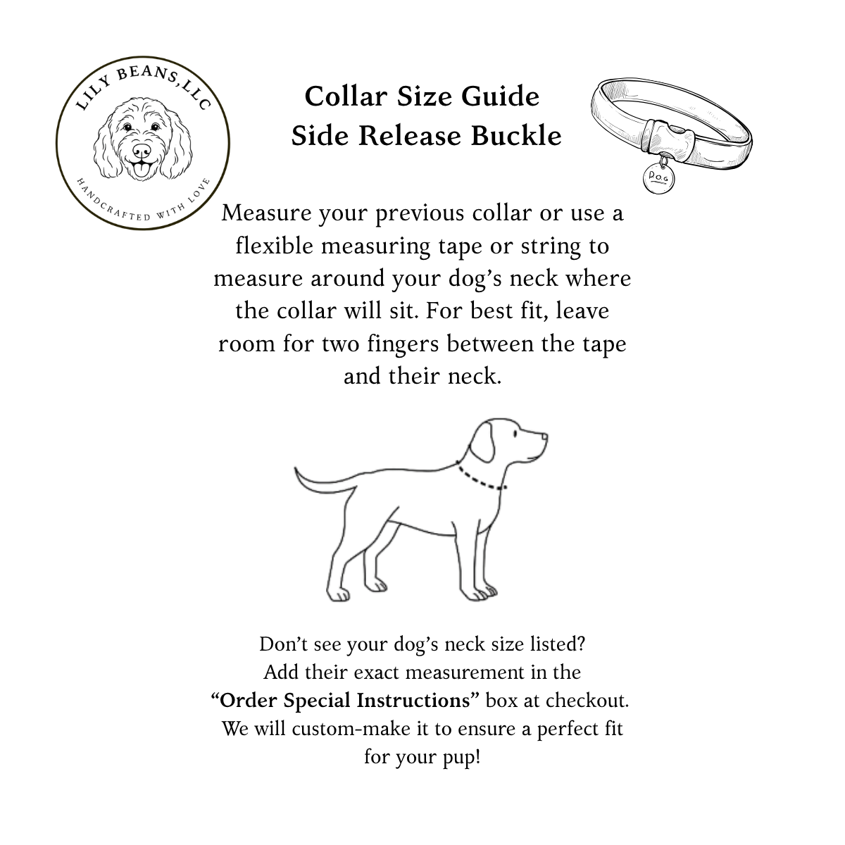 Create Your Own – Classic Single-Color Side Release Buckle Dog Collar – BioThane®