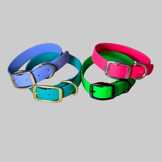 Create Your Own – Classic Single-Color Adjustable Dog Collar – BioThane®