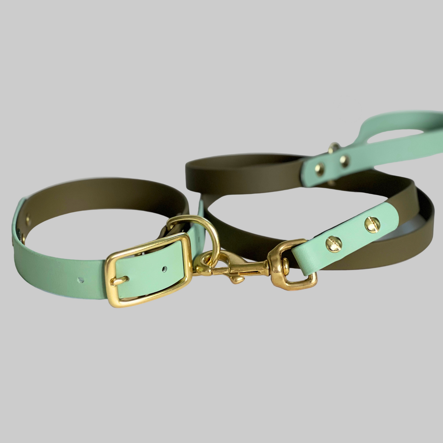 Create Your Own – Two-Tone Adjustable Dog Collar – BioThane®