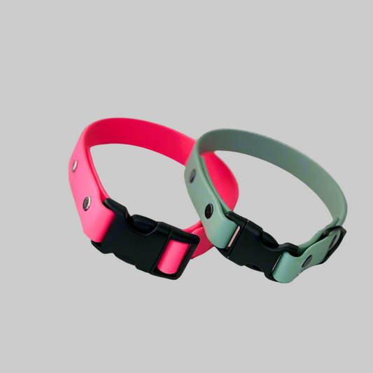 Create Your Own – Classic Single-Color Side Release Buckle Dog Collar – BioThane®