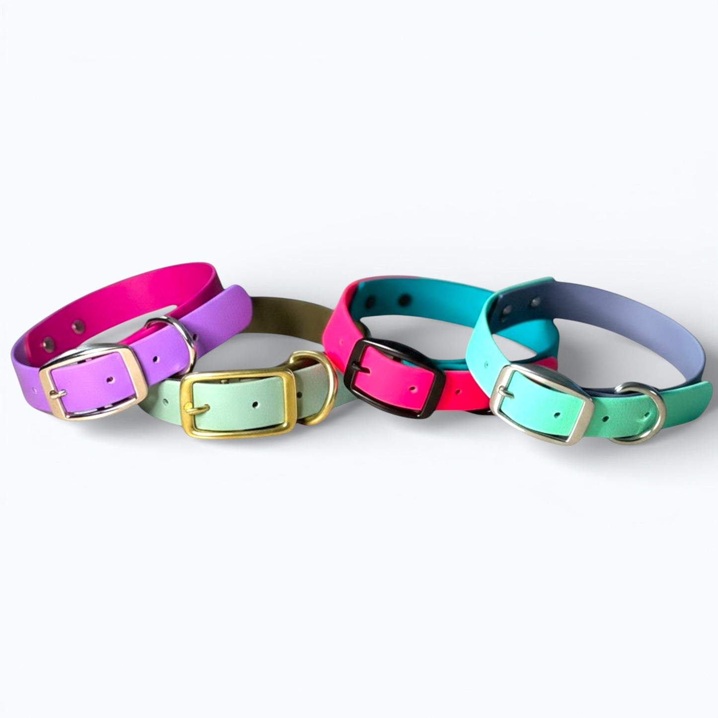 Custom - Create Your Own – Two-Tone Adjustable Dog Collar