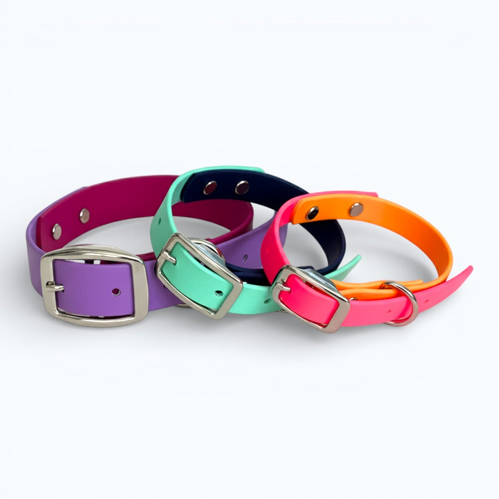Custom - Create Your Own – Two-Tone Adjustable Dog Collar